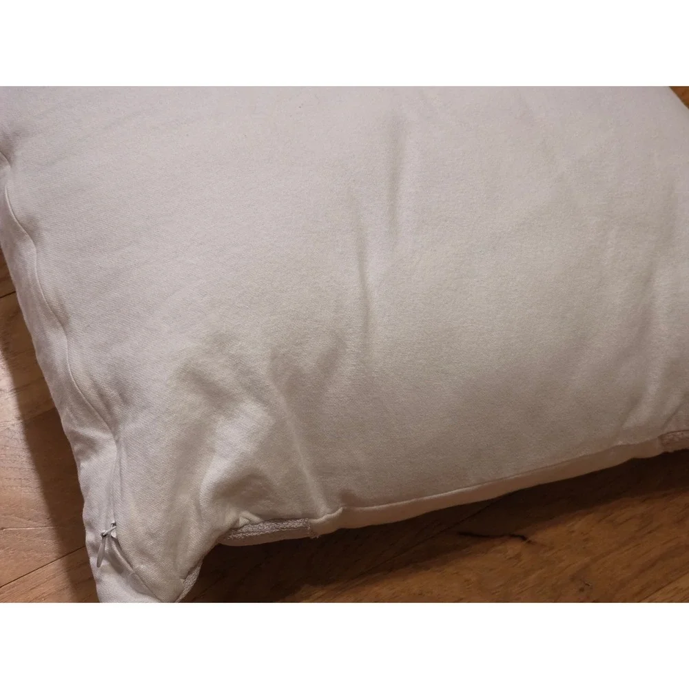 Westpoint Home Silver Chevron Textured Cotton Throw Pillow Cover Cream 16x16